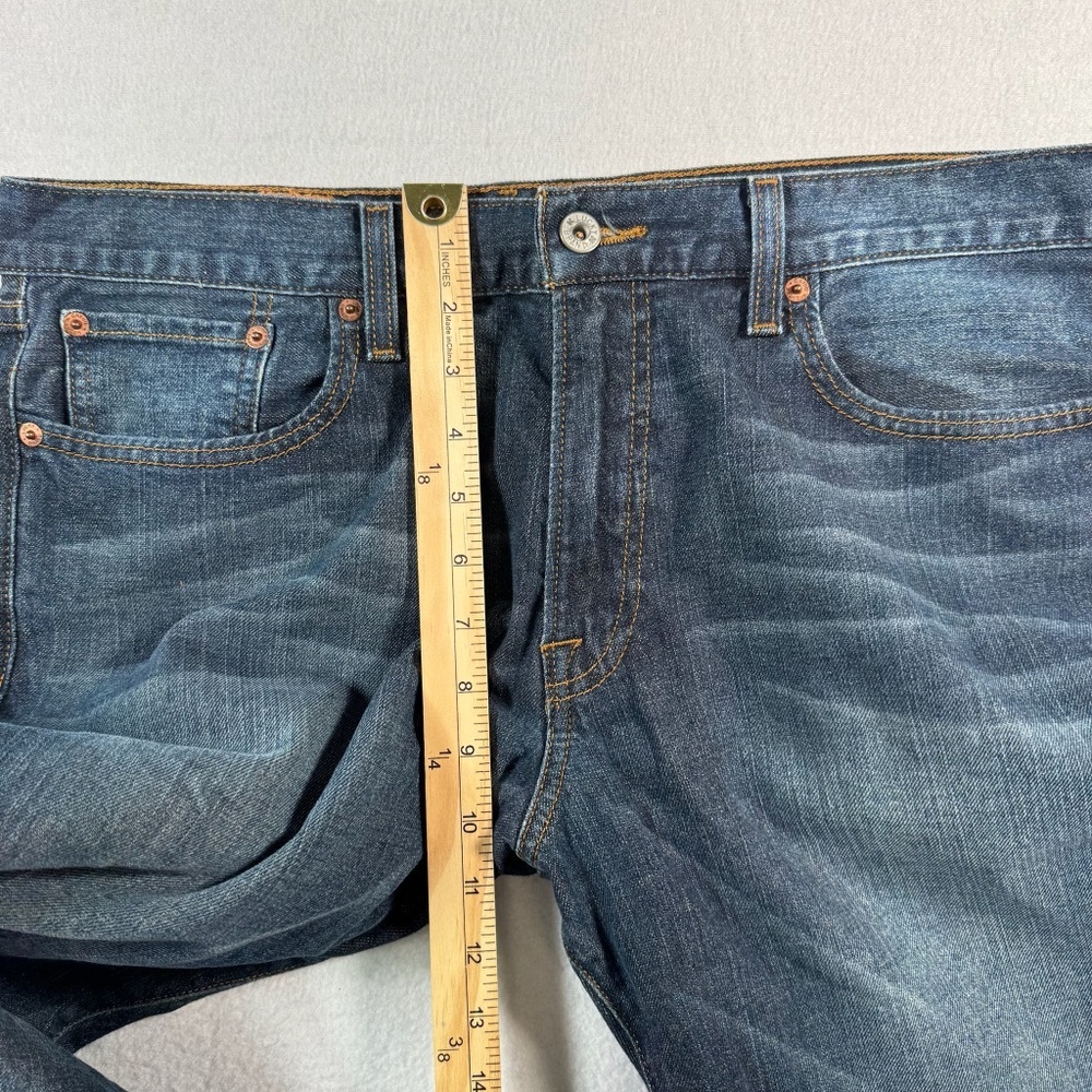 Lucky Brand Jeans Mens 34 Vintage Straight Mid Rise Dark Wash - Picture 9 of 13